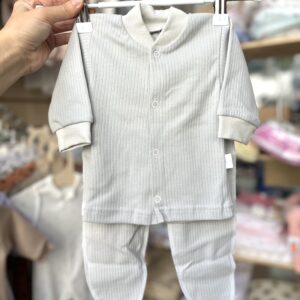 Костюм для новорожденных ( серый)