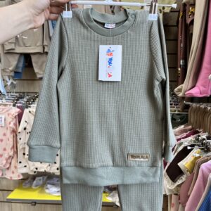 Костюм из вафельного полотна ( хаки )