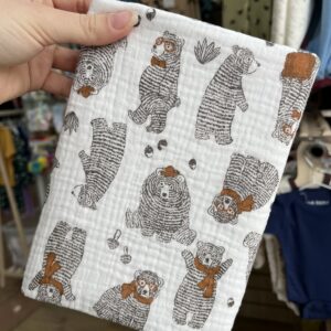 Пеленка Непромокаемая, муслин 60/60 см 007