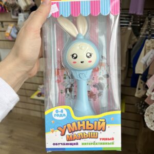 Музыкальный зайка ( голубой )